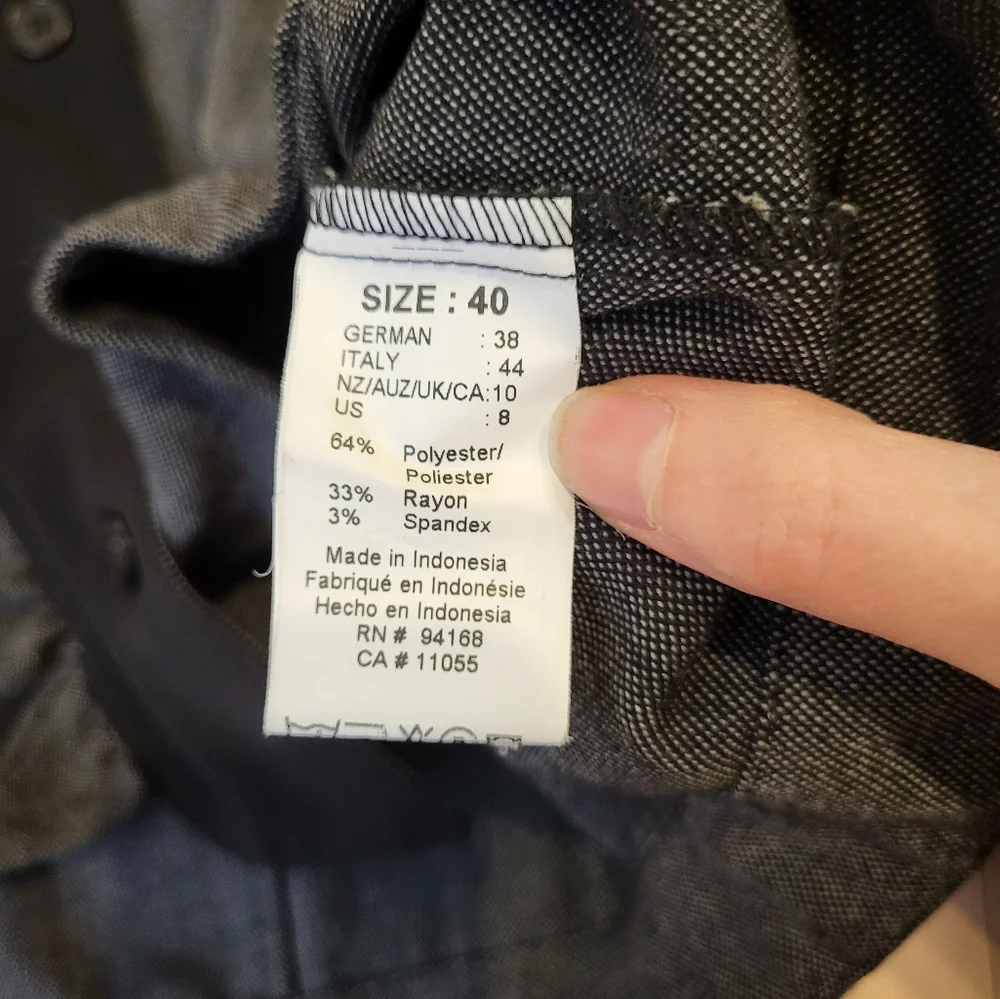 EUC Camela Mè Gray and Black Jacket - Picture 8 of 16